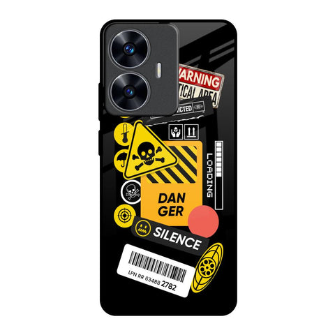 Danger Signs Glossy Case for Realme C55