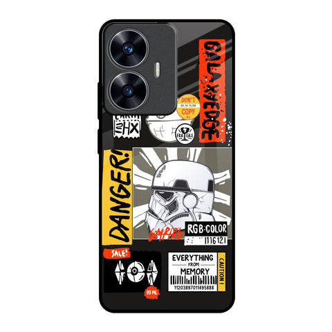 Galaxy Edge Glossy Case for Realme C55