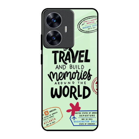 Travel Stamps Glossy Case for Realme C55
