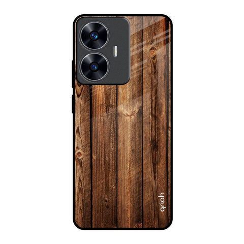 Timber Printed Glossy Case for Realme C55