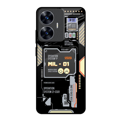 Exposed Parts Glossy Case for Realme C55
