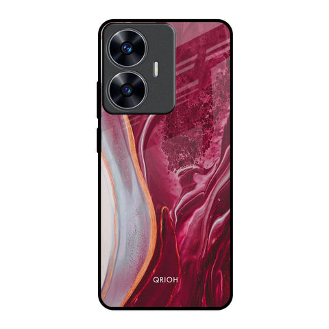 Crimson Ruby Glossy Case for Realme C55