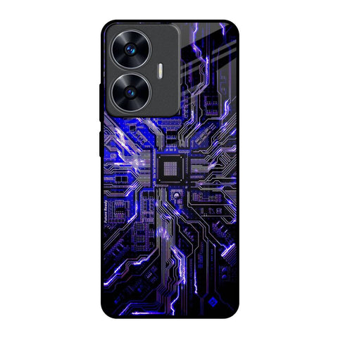 Techno Color Pattern Glossy Case For Realme C55