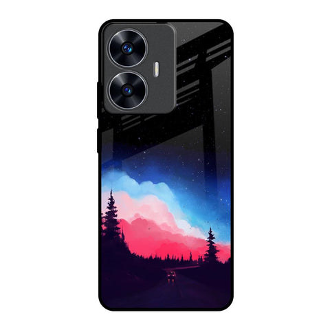 Drive In Dark Glossy Case For Realme C55