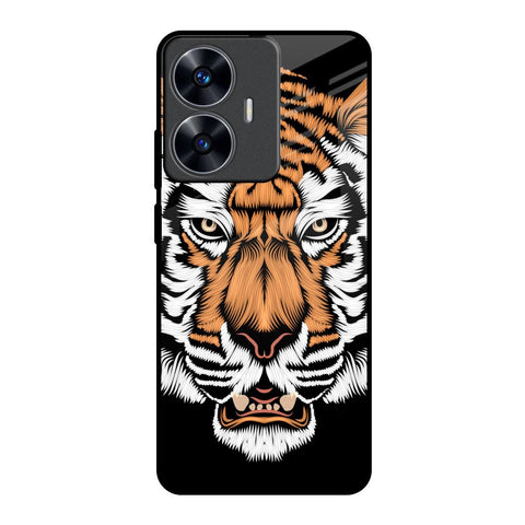 Angry Tiger Glossy Case For Realme C55