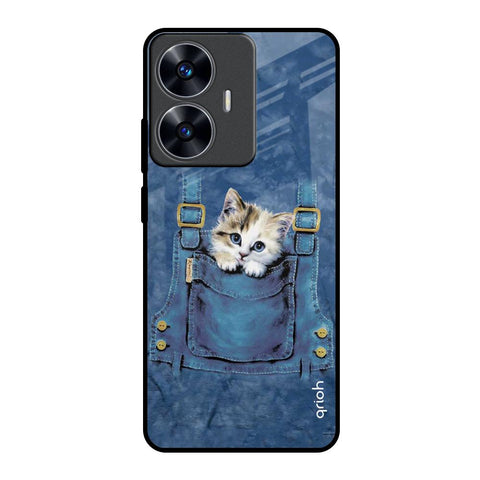 Kitty In Pocket Glossy Case For Realme C55
