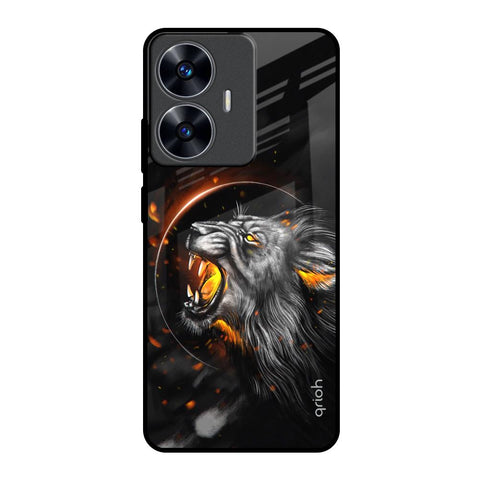 Aggressive Lion Glossy Case for Realme C55