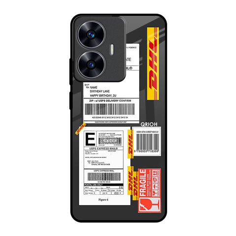 Cool Barcode Label Glossy Case For Realme C55