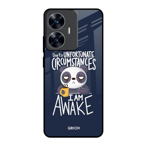 Struggling Panda Glossy Case for Realme C55