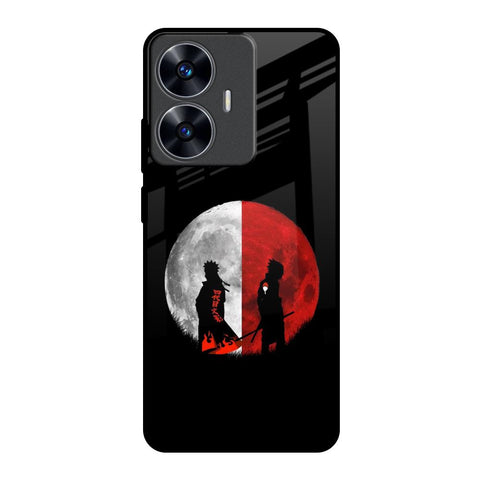 Anime Red Moon Glossy Case for Realme C55