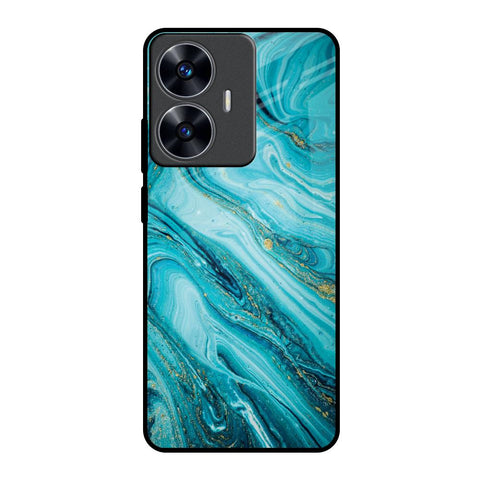 Ocean Marble Glossy Case for Realme C55