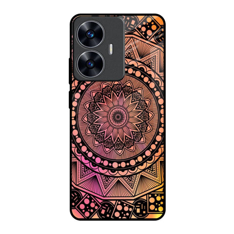 Floral Mandala Glossy Case for Realme C55