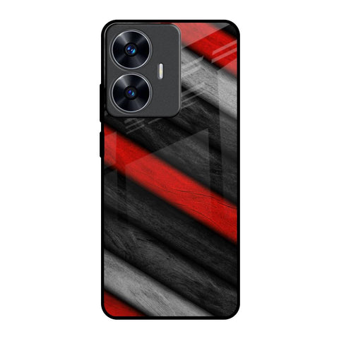 Soft Wooden Texture Glossy Case for Realme C55