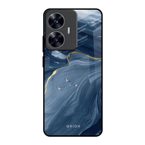 Deep Ocean Marble Glossy Case for Realme C55