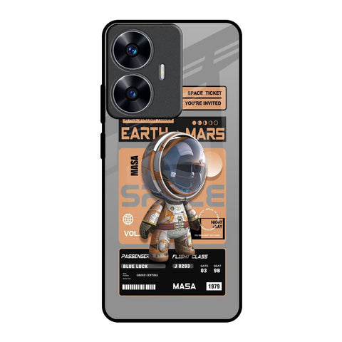 Space Ticket Glossy Case for Realme C55