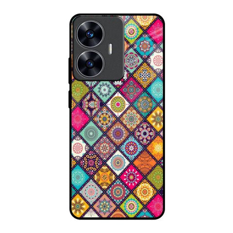 Multicolor Mandala Glossy Case for Realme C55