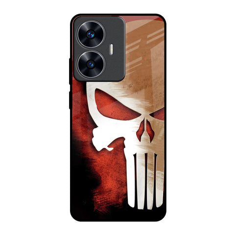 Red Skull Glossy Case for Realme C55