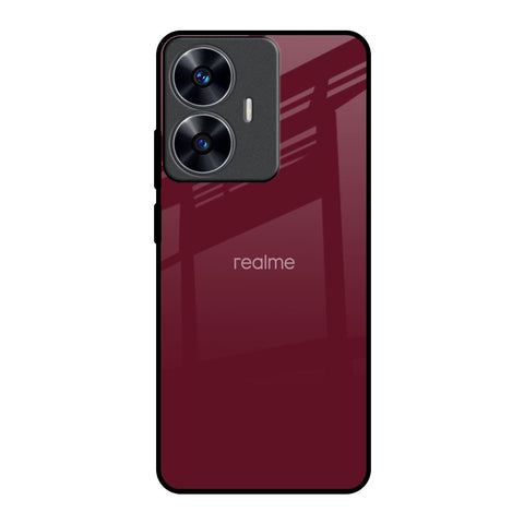 Classic Burgundy Glossy Case for Realme C55