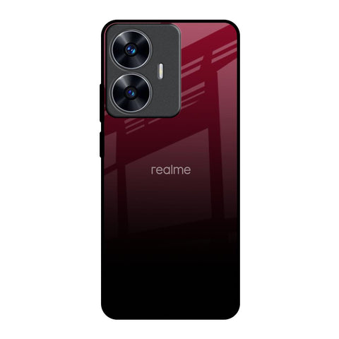 Wine Red Glossy Case For Realme C55