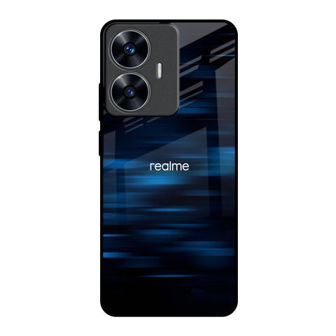 Blue Rough Abstract Glossy Case for Realme C55