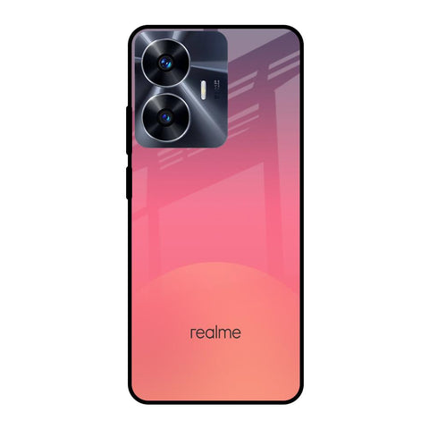 Sunset Orange Glossy Case for Realme C55