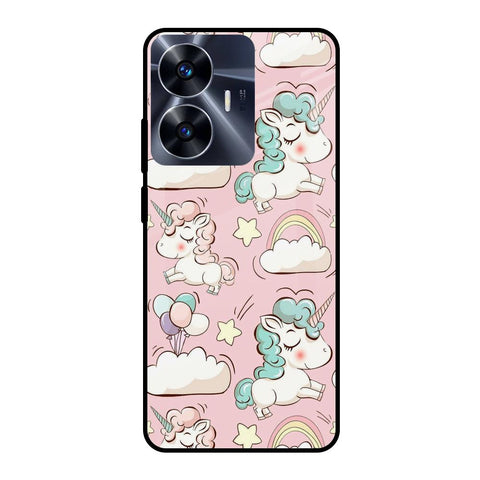 Balloon Unicorn Glossy case for Realme C55