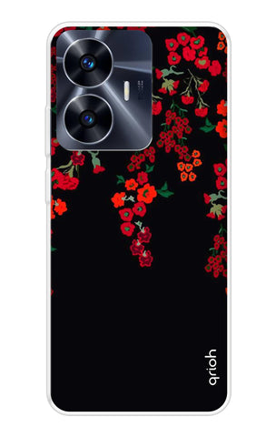 Floral Deco Soft Cover For Realme C55