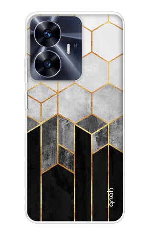 Hexagonal Pattern Soft Cover for Realme C55