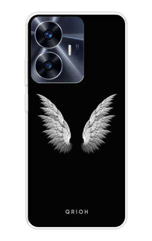 White Angel Wings Soft Cover for Realme C55