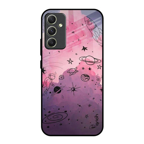 Space Doodles Glossy Case for Samsung Galaxy A34 5G