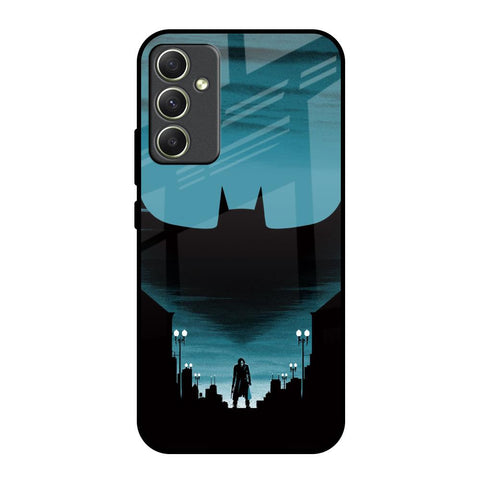 Cyan Bat Glossy Case for Samsung Galaxy A34 5G