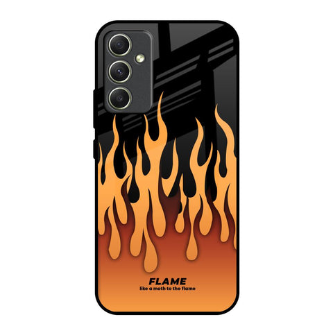 Fire Flame Glossy Case for Samsung Galaxy A34 5G