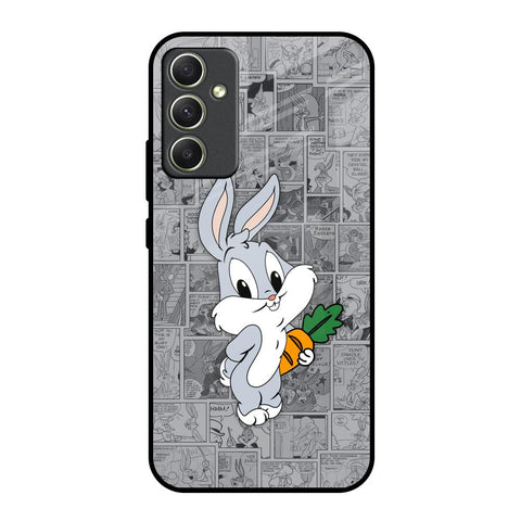 Cute Baby Bunny Glossy Case for Samsung Galaxy A34 5G