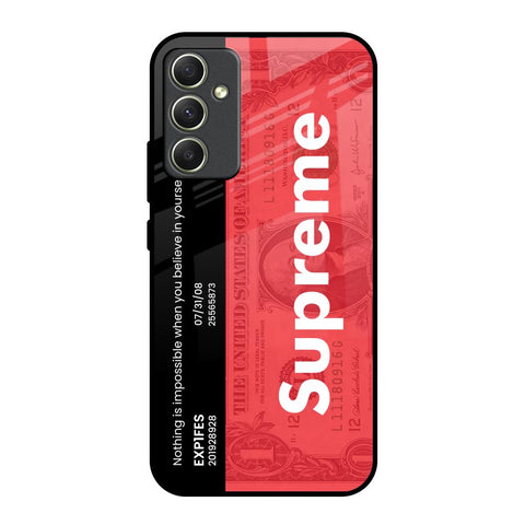 Supreme Ticket Glossy Case for Samsung Galaxy A34 5G