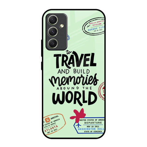 Travel Stamps Glossy Case for Samsung Galaxy A34 5G