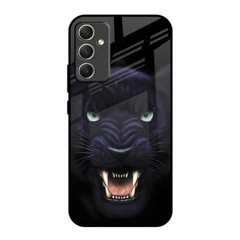 Angry Black Leopard Glossy Case for Samsung Galaxy A34 5G