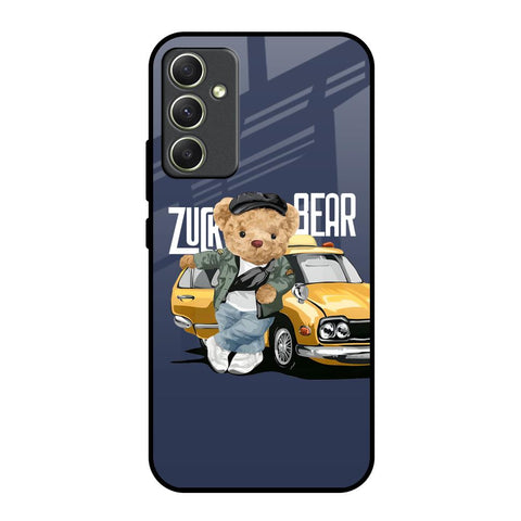 Adventurous Bear Glossy Case for Samsung Galaxy A34 5G