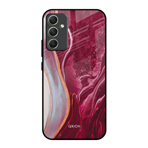 Crimson Ruby Glossy Case for Samsung Galaxy A34 5G