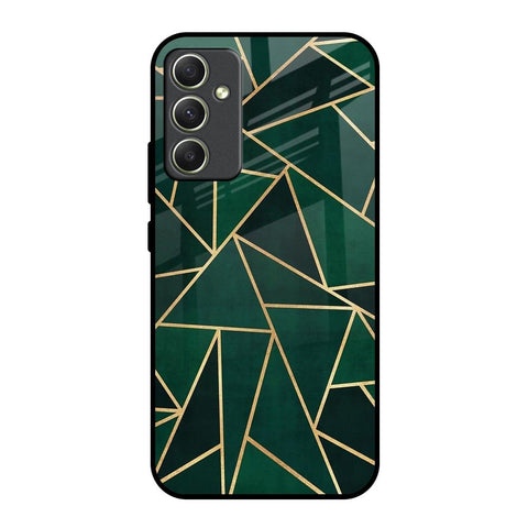Abstract Green Glossy Case For Samsung Galaxy A34 5G
