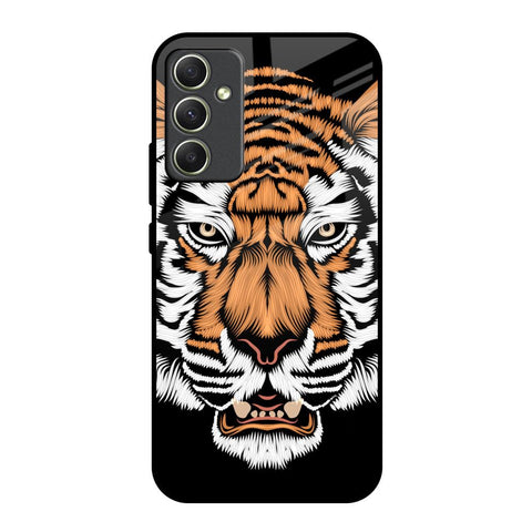 Angry Tiger Glossy Case For Samsung Galaxy A34 5G