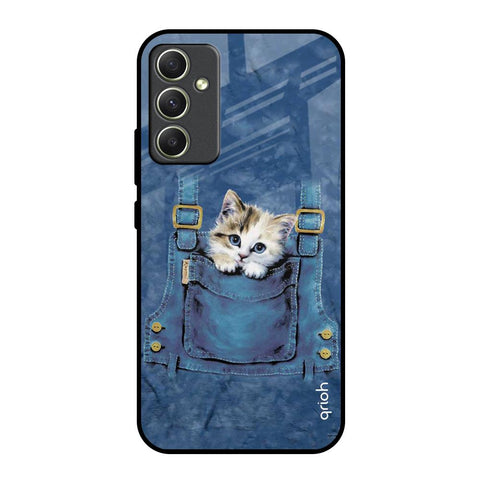 Kitty In Pocket Glossy Case For Samsung Galaxy A34 5G