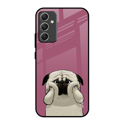 Funny Pug Face Glossy Case For Samsung Galaxy A34 5G