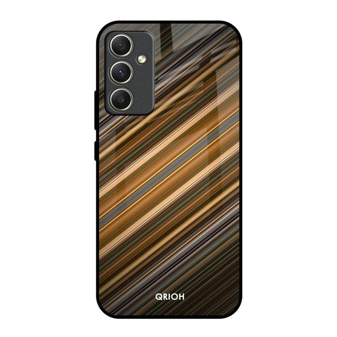 Diagonal Slash Pattern Glossy Case for Samsung Galaxy A34 5G