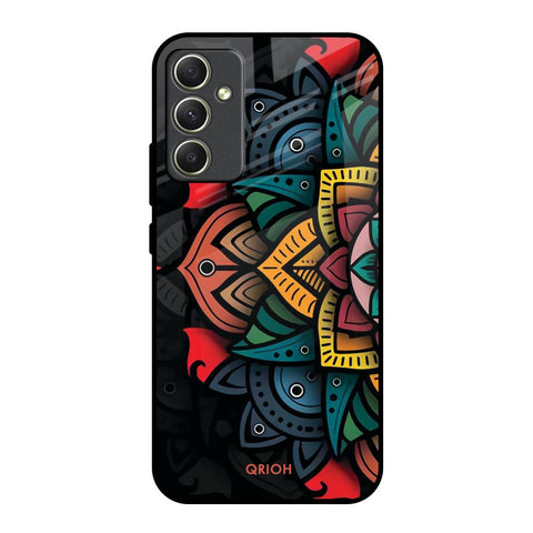 Retro Gorgeous Flower Glossy Case for Samsung Galaxy A34 5G