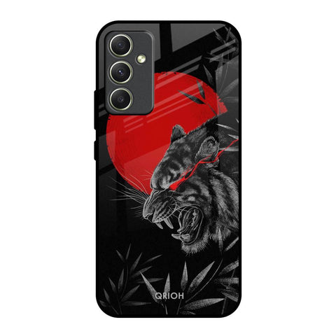 Red Moon Tiger Glossy Case for Samsung Galaxy A34 5G