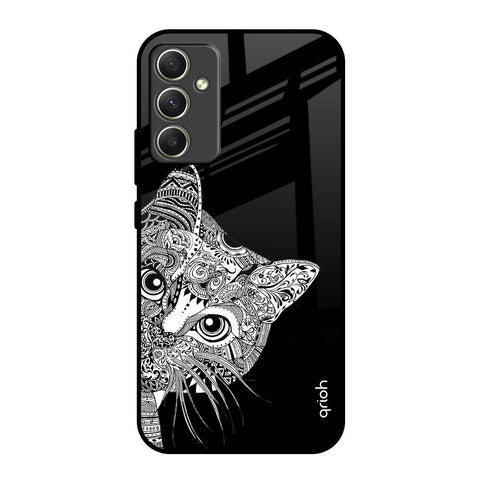 Kitten Mandala Glossy Case for Samsung Galaxy A34 5G