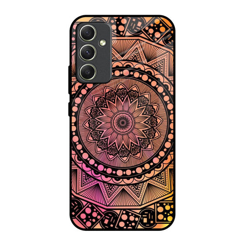 Floral Mandala Glossy Case for Samsung Galaxy A34 5G