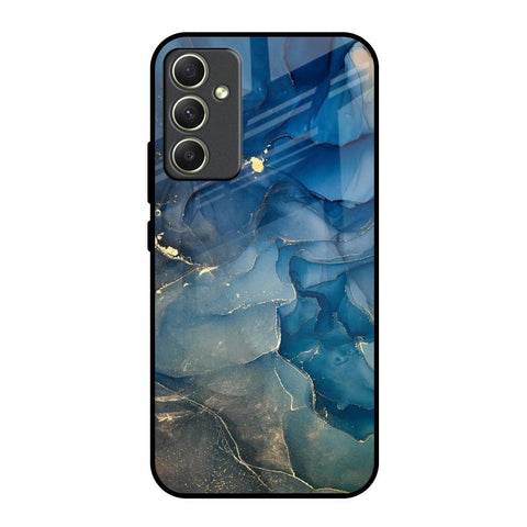 Blue Cool Marble Glossy Case for Samsung Galaxy A34 5G