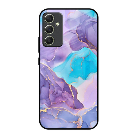 Alcohol ink Marble Glossy Case for Samsung Galaxy A34 5G