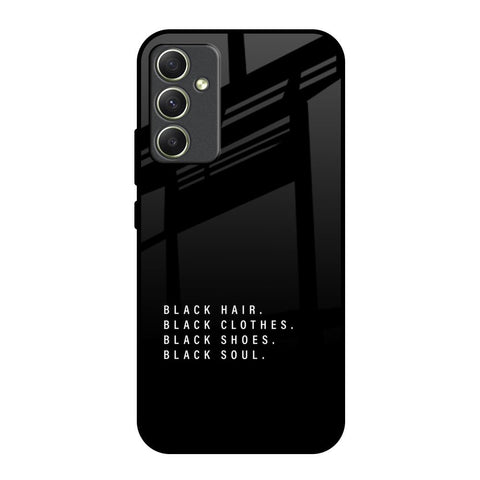 Black Soul Glossy Case for Samsung Galaxy A34 5G